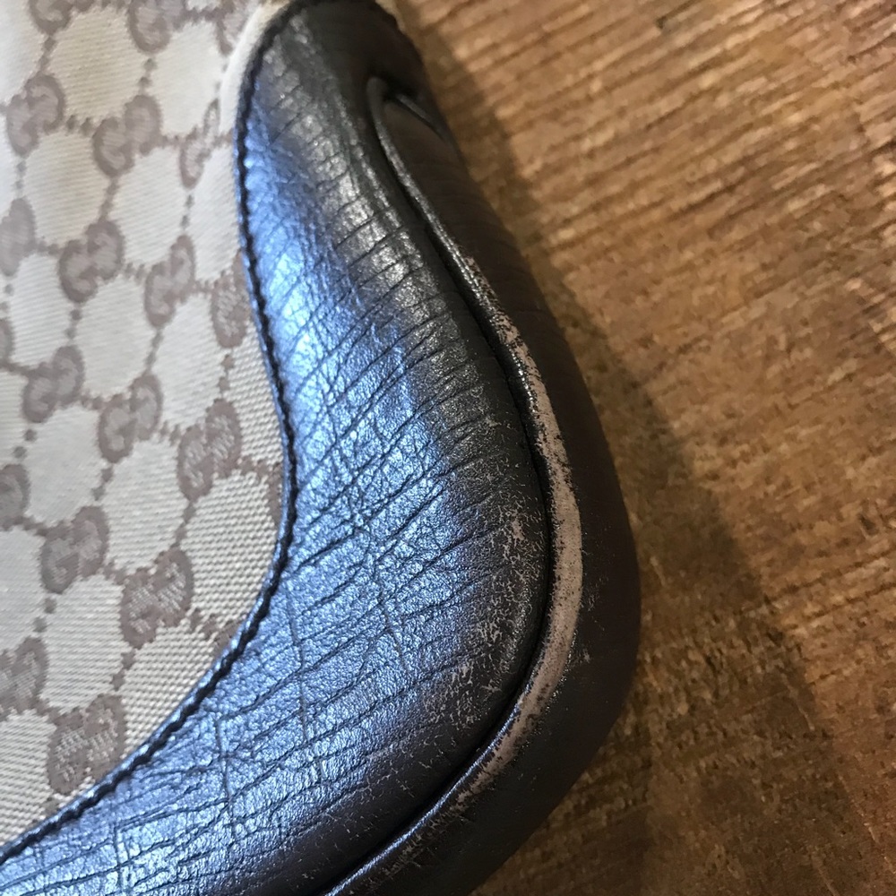 Gucci linen shoulder bag - Picture 3 of 7